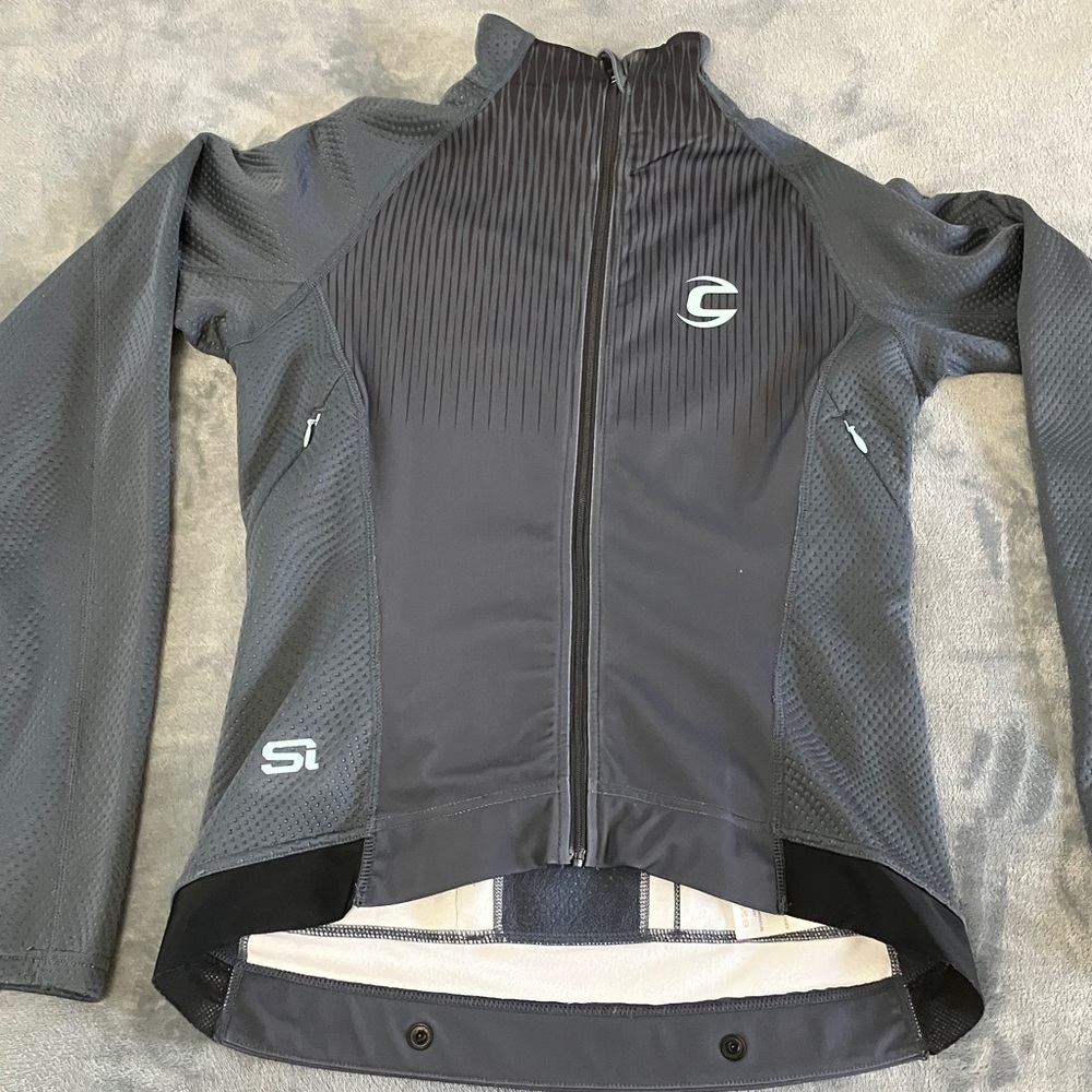 Women’s Cannondale Gray Cycling Jacket with Full Zip